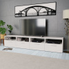 vidaXL TV stolíky, 2 ks, drevotrieska, 95x35x36 cm, biele 275110