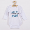 NEW BABY Body s potlačou New Baby Pardon tati,... máš šéfov dvoch! - 56