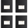 Paulmann 41308 Edge LED vstavané nástenné svietidlo sada 4 ks LED LED čierna (matná); 41308