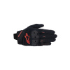 Rukavice STELLA SP X 1, ALPINESTARS, dámske (čierna/červená fluo, vel. L)