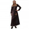 Battle Merchant Středověké šaty Cotehardie Ava hnědé