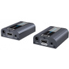 PREMIUMCORD HDMI 2.0 extender 4Kx2K@60Hz na 60m přes jeden kabel Cat6/6a/7 khext60-3
