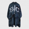 StyleCraft Cutting Cape Camo Black holičská pláštěnka černá