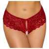 Cottelli Ambi Panty (Red), sexy čipkované nohavičky