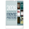 NOTIQUE - nástenný kalendár Alternative Movie Posters 2026, 33 × 46 cm