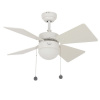 BEACON LUCCI AIR BREEZER 512114 32“ biela/svetlý buk/biela Reverzný stropný ventilátor
