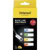 Intenso USB-Stick 5er Pack Basic Line 5 x 64 GB USB flash disk 64 GB žltá, zelená, modrá, oranžová, čierna 3503595 USB 2.0; 3503595