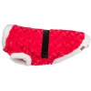 Vianočný plyšový oblečok Santa, červená XS: 30cm, hruď: 44cm