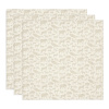 Jollein Plienky 3 ks 70x70 cm Animals Nougat 70x70