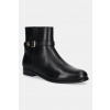 Kožené členkové topánky Lauren Ralph Lauren Brooke Bt 2 čierna farba, na plochom podpätku, 802967768001 802967768001.001 EUR 40