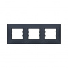 Rámček IP44 3-nás., grafit