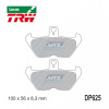 Lucas TRW Brzdové doštičky DP625-LUSV TRW Lucas MCB680SV - zmes Sinter Road
