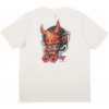 pánske tričko FALLEN ONI TEE ELLIOT SOLAN Off White/Red M