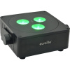 Eurolite 41700020 AKKU IP Flat Light 3 sw DMX LED efektový reflektor Počet LED:3 8 W; 41700020