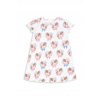 Dievčenské bavlnené šaty Konges Sløjd MALLOU DRESS GOTS biela farba, mini, rovný strih, KS103245 104