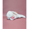 Doudou Plyšový králik s tmavo ružovovým brmbolcom 80 cm