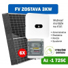 Fotovoltická zostava 3000W