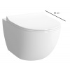 Vitra Wc závěsné Shift zadní odpad 4337-003-0075