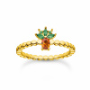 THOMAS SABO prsteň Pineapple gold TR2352-472-7