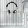 Spirella sprchový závěs HEADPHONE, motiv sluchátka, čirý, 180 x 200 cm, PEVA (10.20517)