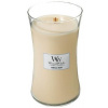 WoodWick Vanilla Bean vonná sviečka s dreveným knôtom 609,5 g