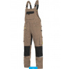 CANIS SAFETY a. s. Pracovné nohavice na traky CXS STRETCH Farba: pieskovo/čierne, Veľkosť: vel. 50