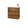 Dreja Skrinka pod umývadlo HOST SZD 50 - D27 Cognac / Úchytka T04 / D27 Cognac / Pravé