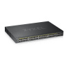 Zyxel GS1920-48HPV2 sieťový prepínač Riadený Gigabit Ethernet (10/100/1000) Podpora napájania cez Ethernet (PoE) Čierna (GS1920-48HPv2)