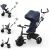 Trojkolka Kinderkraft ASTON 2 PLUS modrá