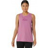 Dámsky top Asics Logo Tank - soft berry - Ružový (XS)