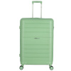 Cestovný plastový kufor svetlo zelený - Ormi Hiep L zelená
