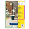 Avery Zweckform etikety 40mm, A4, biele, 24 etikiet, balené po 100 ks, L3415-100, pre laserové a atramentové tlačiarne, kopírky