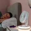 InnovaGoods Dobíjací stolný ventilátor LED FanLed Ø6,6'' 4000 mAh
