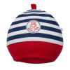 Dojčenská bavlnená čiapočka New Baby Marine - 80 (9-12m)