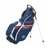 Golfový bag na nosenie Wislon Staff Exo II Bag na nosenie (Stand bag) Navy/Biela/Červená