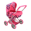 BABY MIX Hlboký kočík pre bábiky Laura 67x36x55 plnofarebný motív