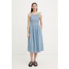 Levi's šaty babydoll bavlnené MONACO COTTON 005HZ modrá L