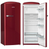 Retro chladnička gorenje orb153r 254l 154 cm burgunddy (Retro chladnička gorenje orb153r 254l 154 cm burgunddy)