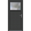Panto Plastové vedľajšie vchodové dvere K504, biela/antracitová, 98 x 198 cm, P