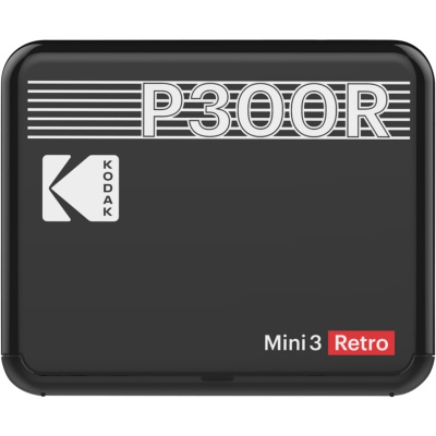 Kodak Printer Mini 3 Plus Printer Retro Black (Kodak Printer Mini 3 Plus Printer Retro Black)