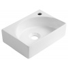 AQUALINE Keramické umývadlo RUBIC 34x25cm, biele NP452