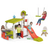 Smoby set hracie centrum Fun Center so šmykľavkou a stoličky 3 ks KidChair zelená, modrá a červená 310059-29