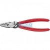 KNIPEX 97 71 180 Kliešte lisovacie na káblové koncovky, plastové návleky, leštené