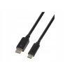 Kábel USB-C - DisplayPort 4K 60Hz Thunderbolt 3 3m (Kábel Logilink UA0336 USB 3.2 Gen 1 x 1 USB-C na DisplayPort 1.2, 3 m)