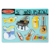 Melissa & Doug - Drevené puzzle so zvukmi - Hudobné nástroje