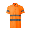 Reflexná polokošeľa s krátkym rukávom unisex Malfini RIMECK® HV Runway 2V9 fluorescenčná oranžová veľ. S