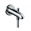 HANSGROHE Vaňový výtok TALIS S2 s prepínacím ventilom, chróm - HansGrohe 13423000