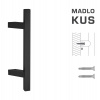 MPkovania FT - MADLO kód K31Z 25x25 mm ST ks Rozteč madla: 210 mm, Rozmer profilu madla: 25x25 mm, Dĺžka: 400 mm