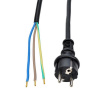 SOLIGHT Flexo šnúra, 2.5m, 3 x 2.5mm2, gumová H07RN-F3, čierna