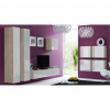 Cama Meble Obývačka VIGO 24, dub sonoma/biely lesk